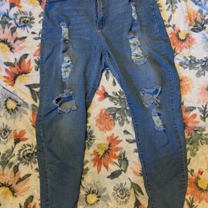 3X High waisted ripped fashion nova jeans
